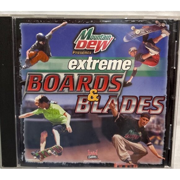 Mountain Dew Presents Extreme Boards & Blades PC CD-ROM Game By Head Games - Picture 1 of 3
